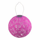 Soji Stella - Brights Geo Palm Violet Solar Lantern