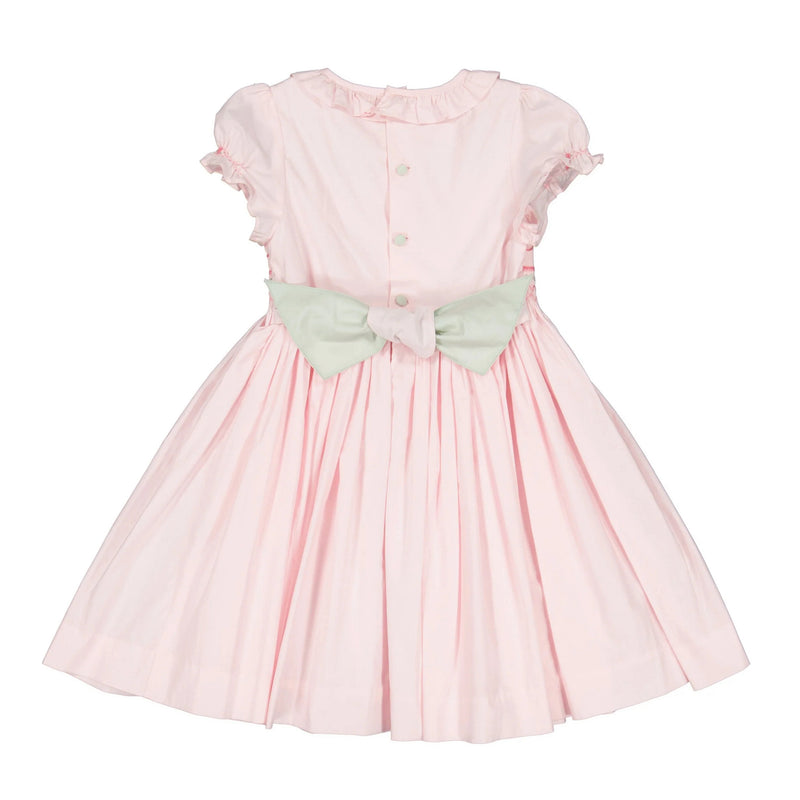 Smocked Tulip Dress, Pink 24M