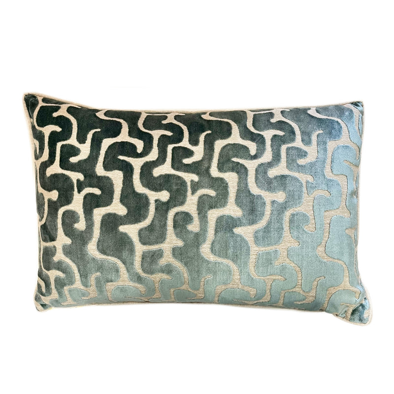 Backlash Spruce Velvet Down Pillow