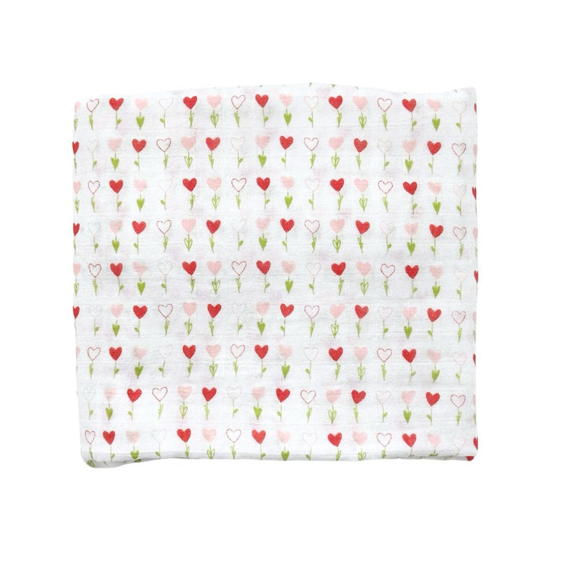 Growing Love Muslin Swaddle Blanket