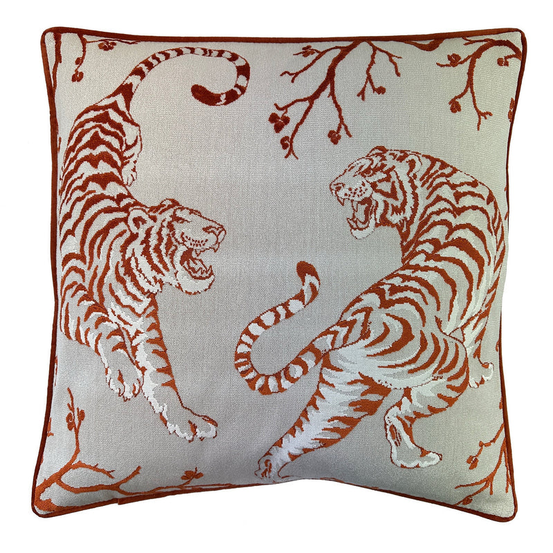 Tailspin Orange Jasper Down Pillow