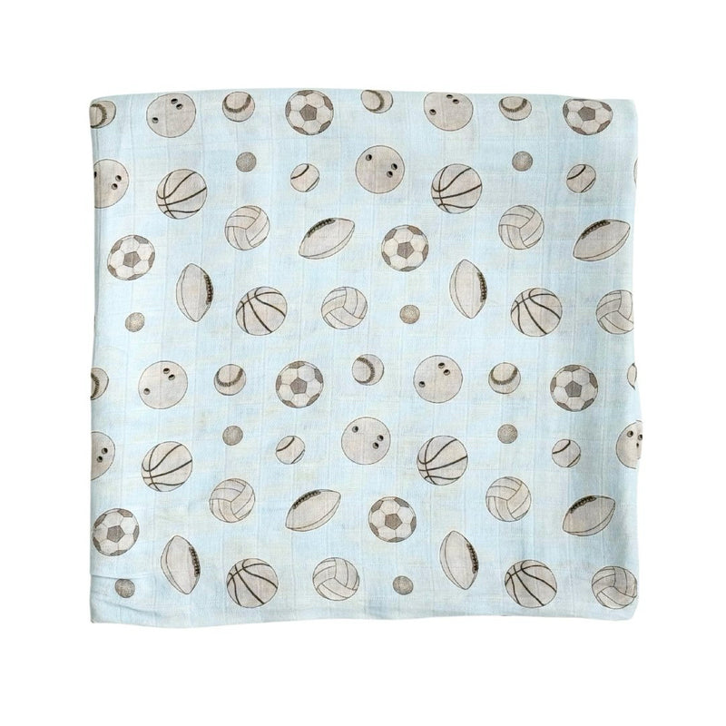 Baby Ballers Bamboo Muslin Swaddle Blanket