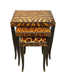 Set of 3 Anilam Print Nesting Tables