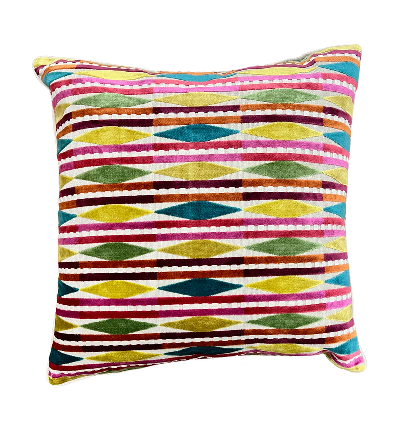 Razzle Dazzle Confetti Velvet Pillow