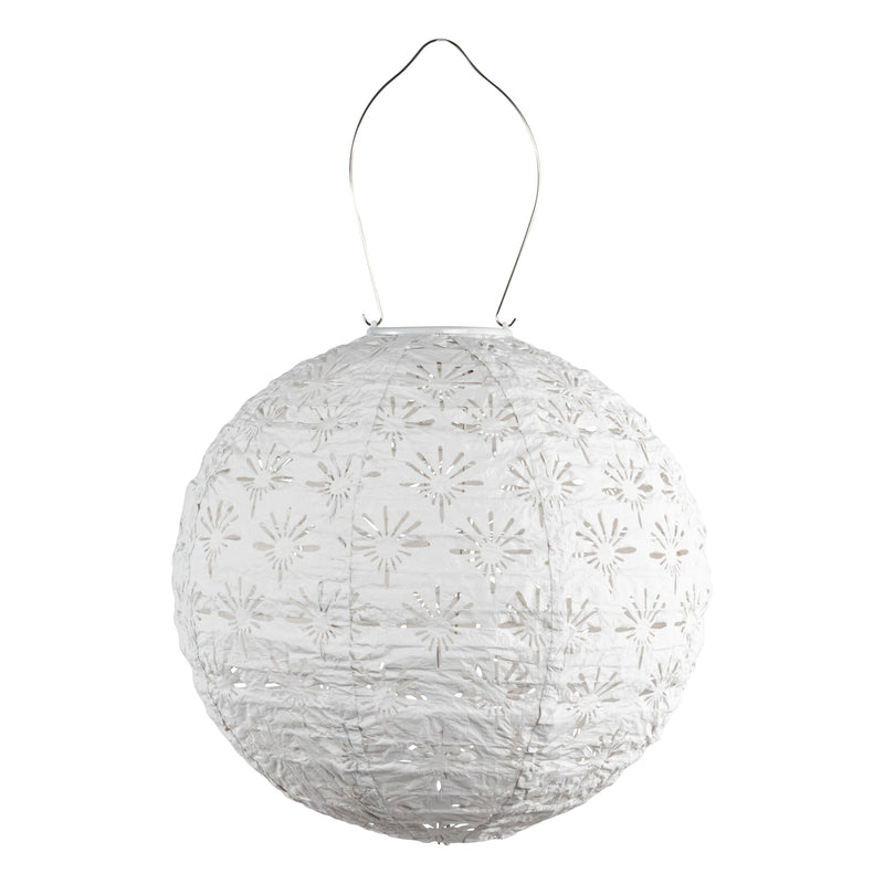 Soji Stella - Deco Globe White Solar Lantern