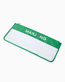 Kelly Green Stitched Mahjong Bag