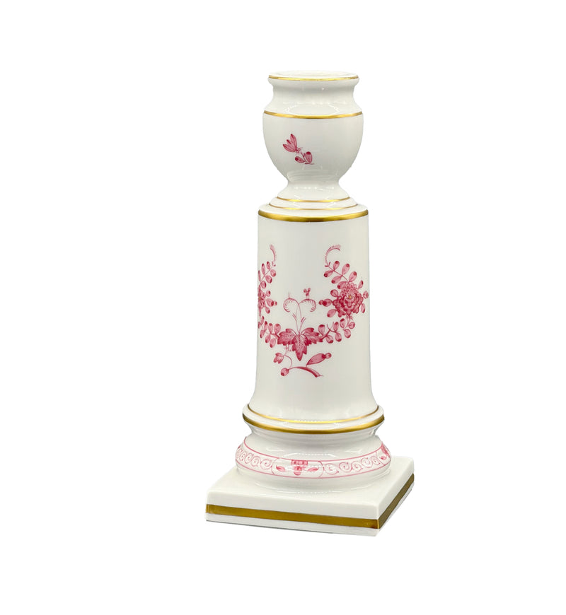 Meissen Indian Purple Candlestick