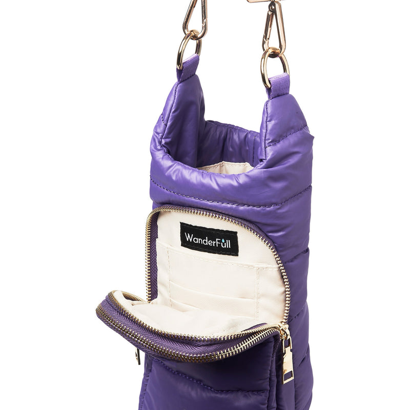 Violet Matte Hydrobag with Solid Strap