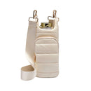 Ivory Glossy Hydrobag with Solid Strap