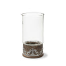 Heritage Inlay Wood Candleholder Small