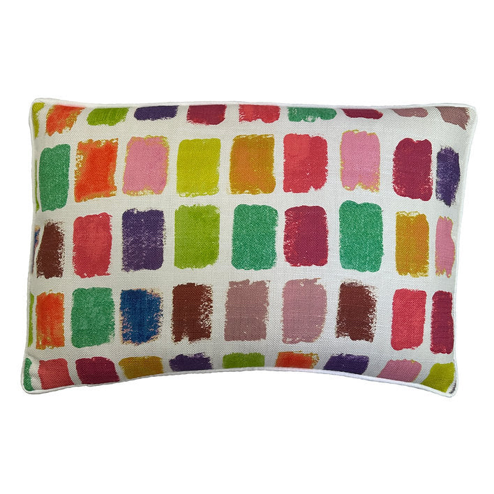 Paint Box Firecracker Down Pillow