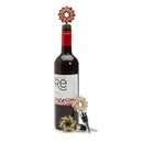 Holiday Wreath Jeweled Bottle Stopper, Assorted